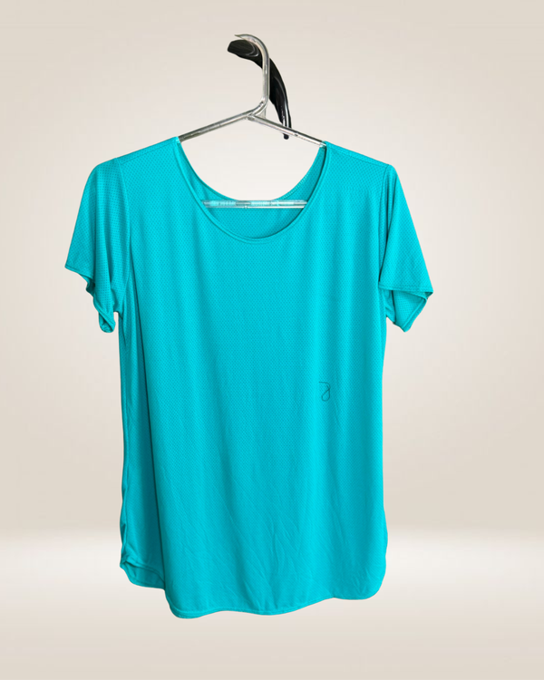 BLUSA POLIAMIDA - VERDE ÁGUA