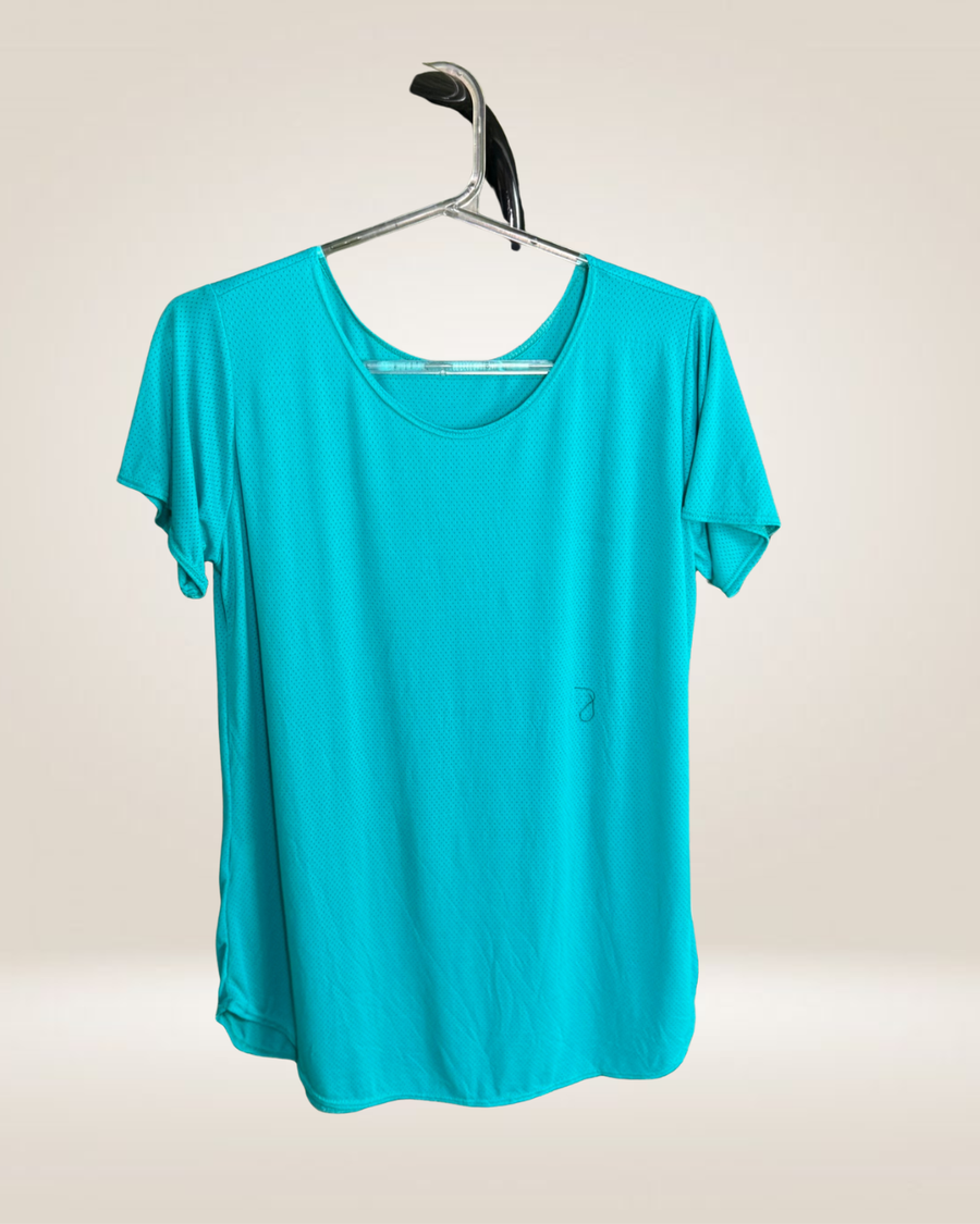 BLUSA POLIAMIDA - VERDE ÁGUA
