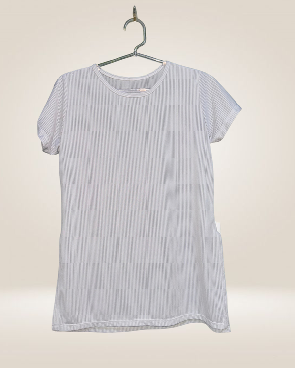 BLUSA DRY FIT - PRATA