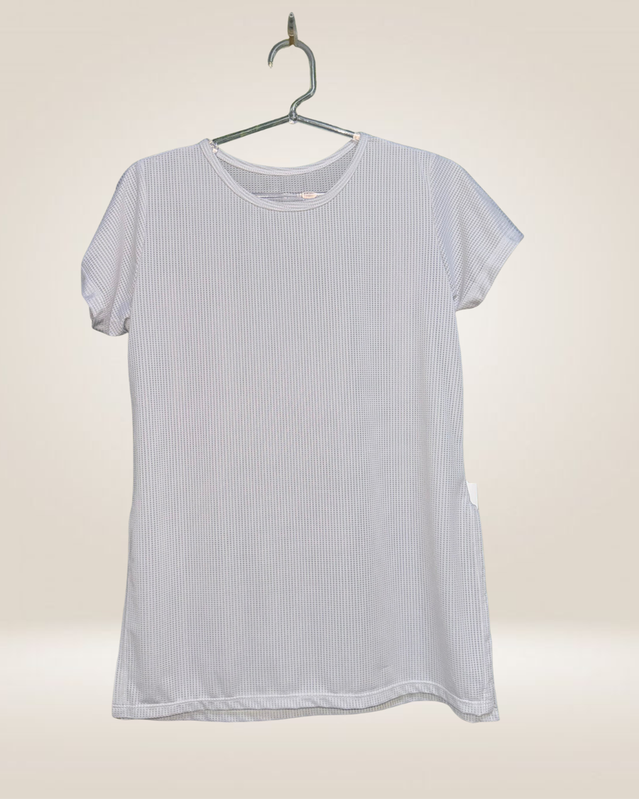 BLUSA DRY FIT - PRATA