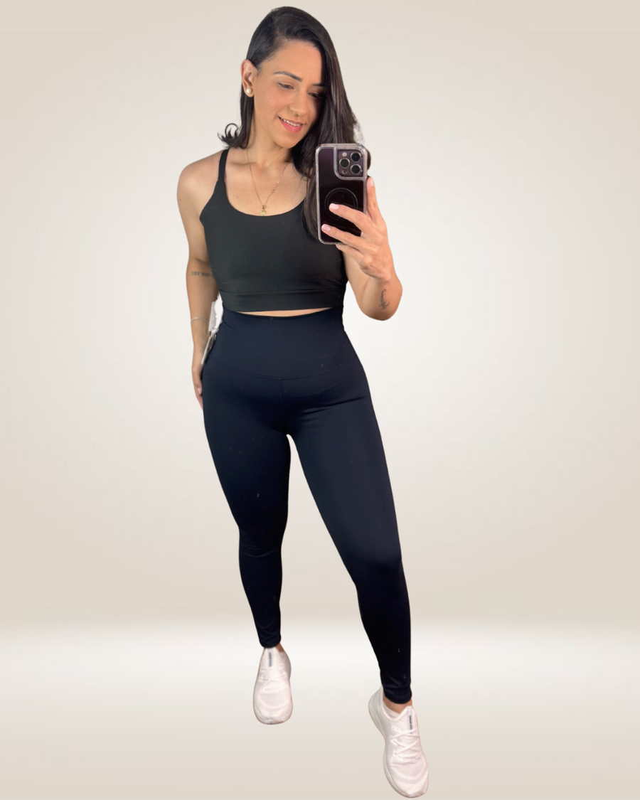 LEGGING POLIAMIDA  - PRETA
