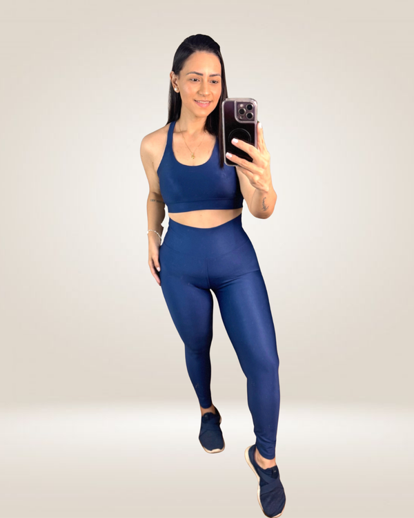 CONJUNTO LEGGING CONF - AZUL MARINHO