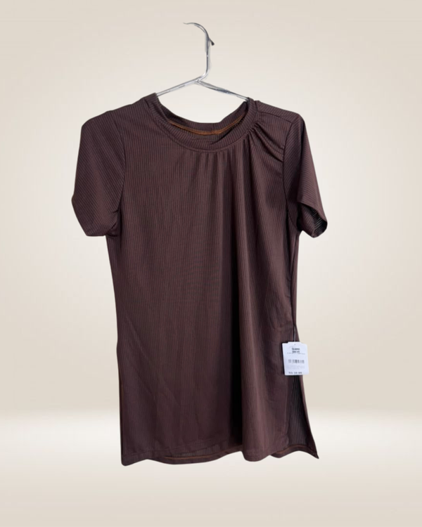 BLUSA DRY FIT - CAFÉ