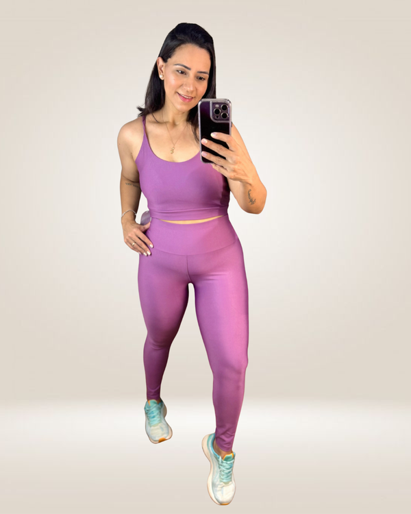 CONJUNTO LEGGING UP - ROXO EROS