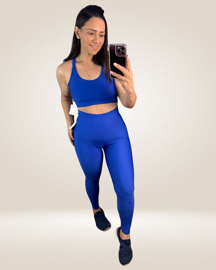 CONJUNTO LEGGING CONF - AZUL ROYAL
